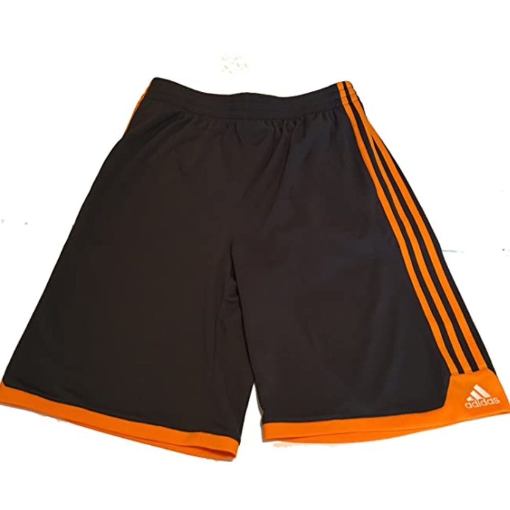 Boy's Adidas Orange & Gray Shorts